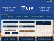 Tablet Screenshot of civ-conseil.com